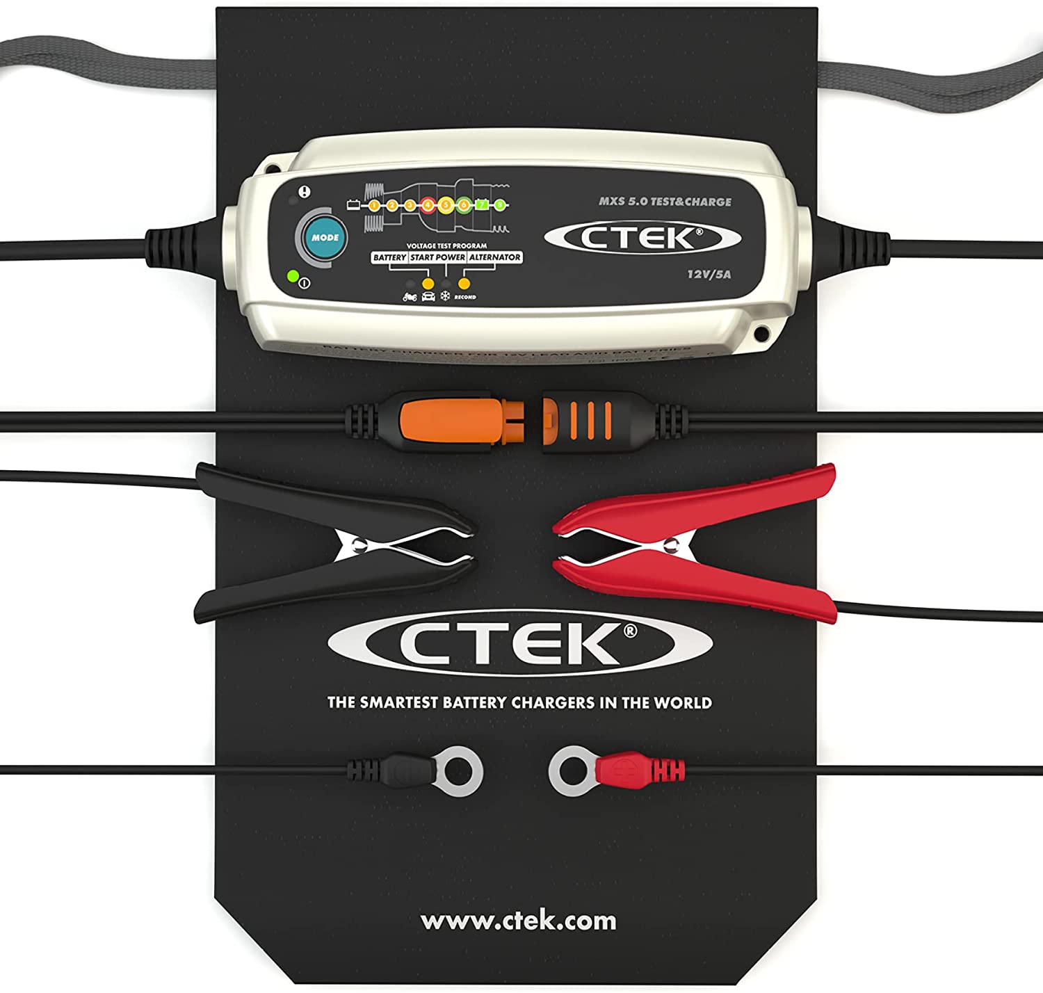 Зарядний пристрій CTEK MXS 5.0 Test & Charge (56-308)