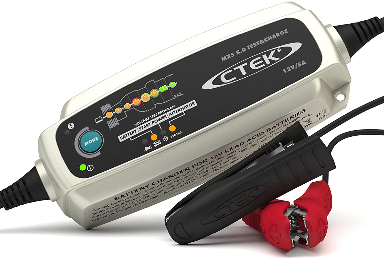 Зарядний пристрій CTEK MXS 5.0 Test & Charge (56-308)